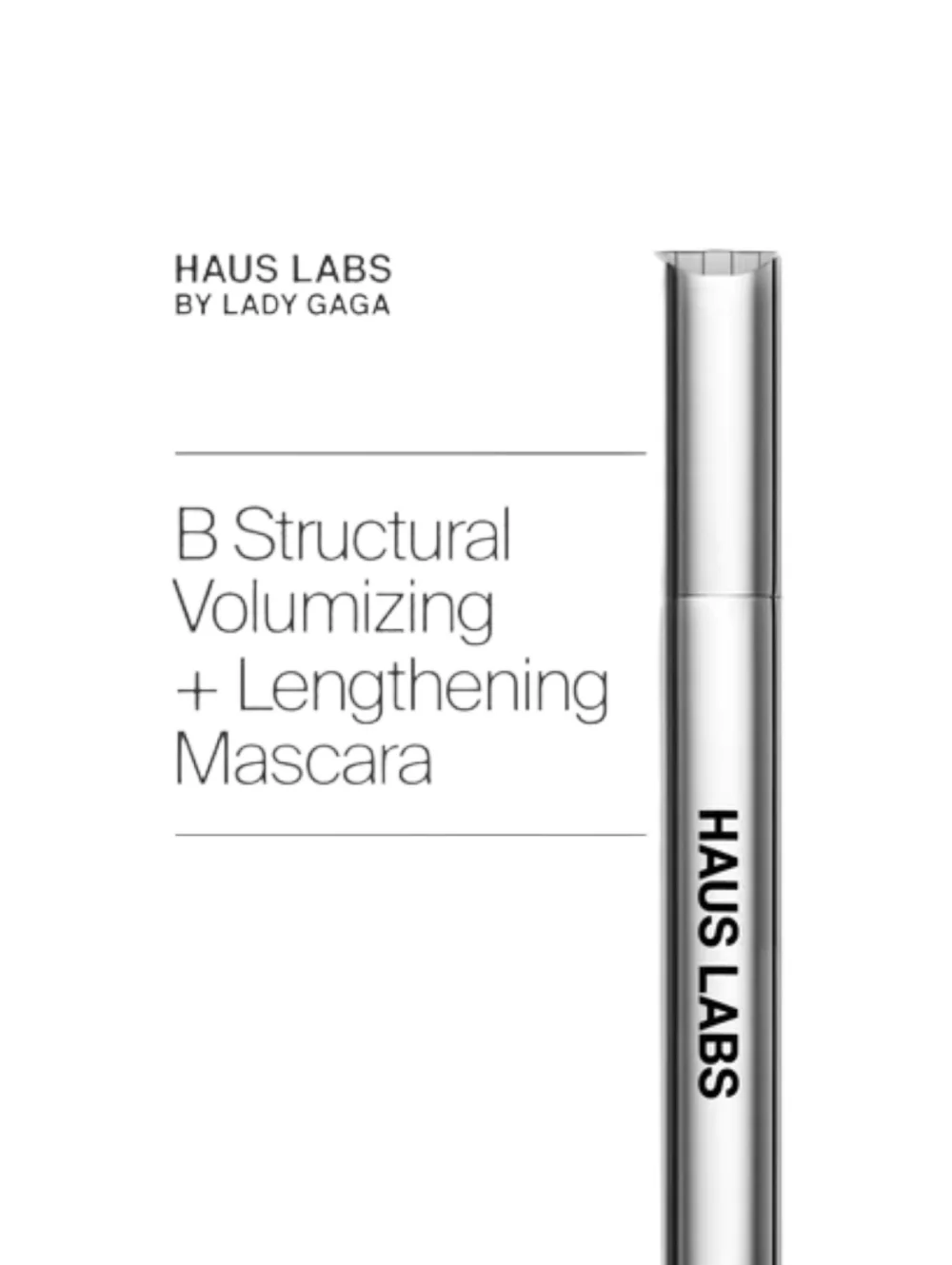 Haus Labs By Lady Gaga B Structural Black Volumizing & Lengthening Mascara